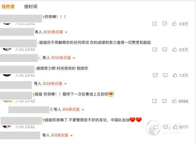 （热度最高的评价，网友都在说“你很棒”）